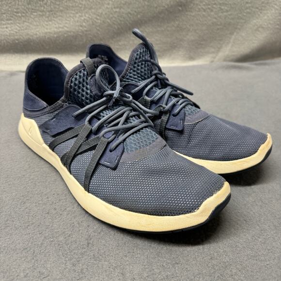 OluKai Holo Sneakers Mens 12 Mesh‎ Blue Lace Up Lightweight Coastal Shoes main image 9